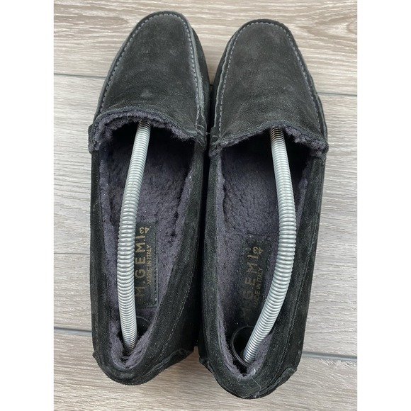 M. Gemi Men\'s Lined Moccasin Driving Loafer Black Size 43 US 10‎ main image 6